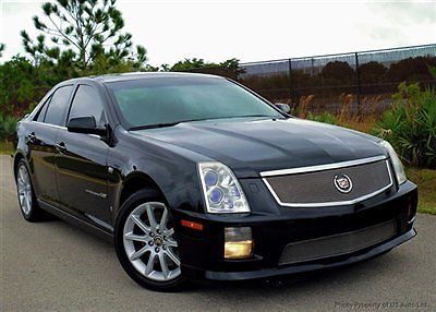 06 cadillac sts v series supercharged v8 469hp navi heated seats dealer serviced