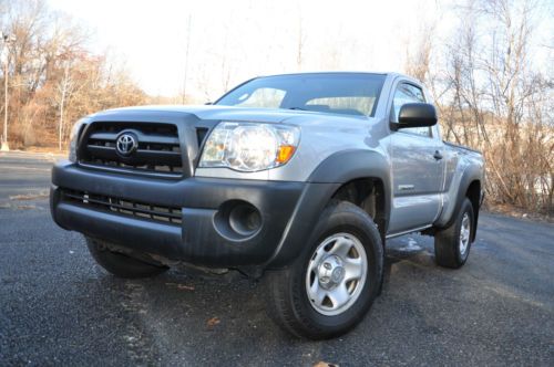 08toyota tacoma 4x45 speed standard cab pickup 2-door 2.7l no reserve one owner