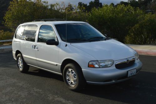 1999 white mercury villager minivan 3.3l automatic runs &amp; drives excellent lqqk