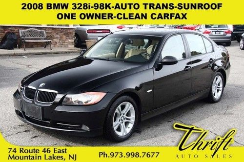 08 328i-98k-auto trans-sunroof-one owner-clean carfax