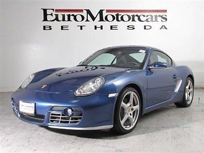 Porsche cayman s blue stick black leather low miles great condition local used