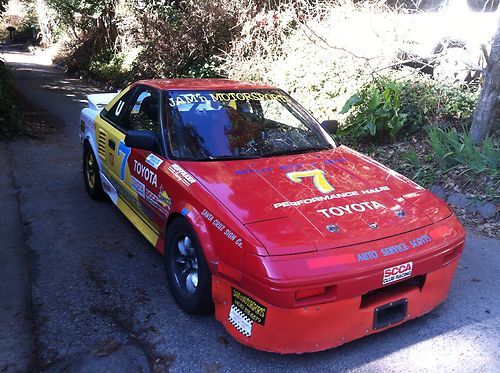 1985 toyota mr2 autocross / ita / scca vintage race - track car