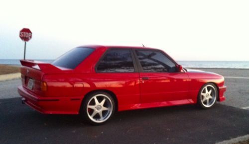 Rare bmw e30 m3 red (zinnoberrot) 6l s52 turbo with 500whp on pump gas