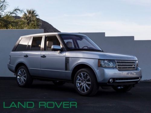 2011 land rover range rover supercharged silver audio rear recline vision assist