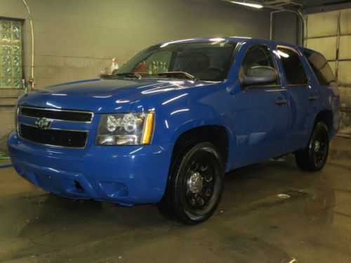 2009 chevrolet tahoe police ppv 5.3l auto one owner clear carfax no accidents
