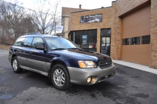 2004 subaru 5dr outback **no reserve**2.5l cd awd 4 cyl engine abs a/c fog lamps