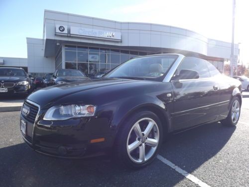 Black Low Miles Power Convertible Top Heated Seats Navigation AWD Automatic, image 1