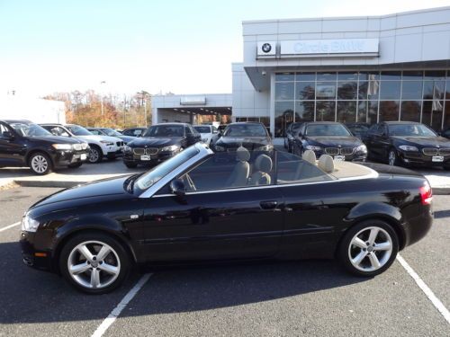 Black Low Miles Power Convertible Top Heated Seats Navigation AWD Automatic, image 4