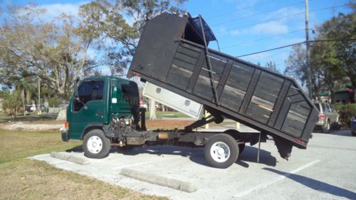 1999 isuzu npr diesel dump bed stake bed