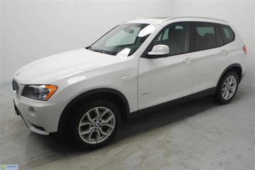 13 bmw x3 xdrive factory warranty, nav, heated leather, awd, moonroof, 1 owner