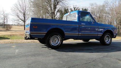 1971 chevrolet c-10 super cheyenne shortbed super nice ole north carolina truck