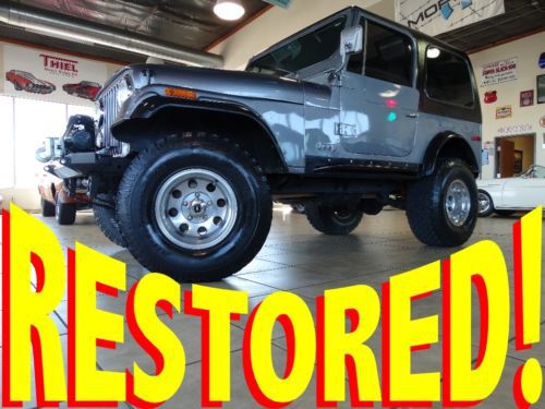 ***fully restored***1979 jeep cj7 4.2l/auto hard-top all steel az jeep must see!