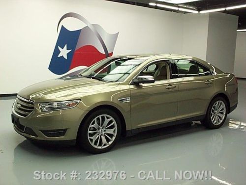 2013 ford taurus limited leather nav rear cam 19&#039;s 12k! texas direct auto