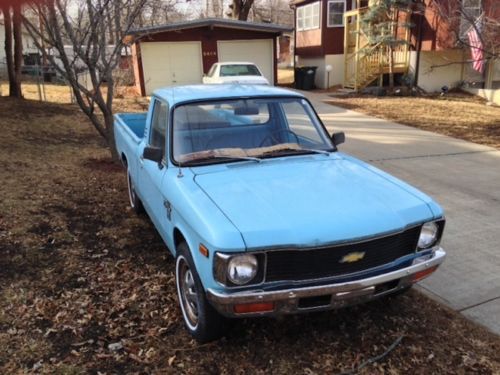 Barn find 1980 chevrolet chevy luv truck * low miles * one owner * ac * papers *