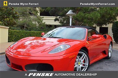 Low mileage rosso corsa red f430 f1 spider penske wynn ferrari las vegas nevada