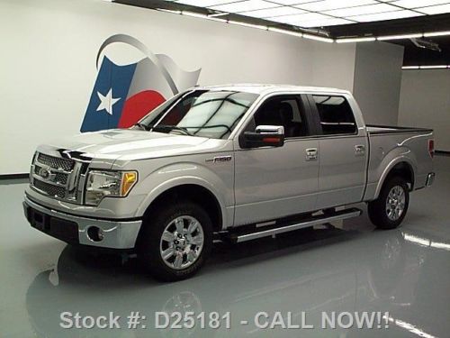 2010 ford f150 lariat crew climate leather rear cam 72k texas direct auto