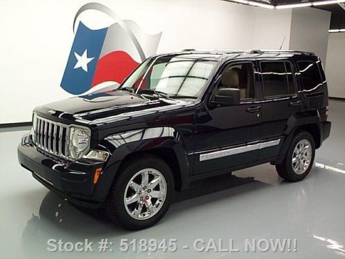 2011 jeep liberty limited 4x4 sunroof leather nav 32k! texas direct auto