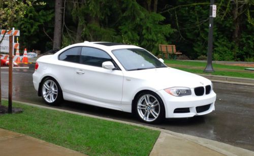 2012 bmw 135i white dct 25k miles leather m sport ppk full bmw warranty