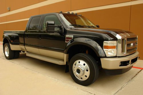 08 ford f450 king ranch 4x4 off-road crew cab diesel 4wd navigation tv dvd