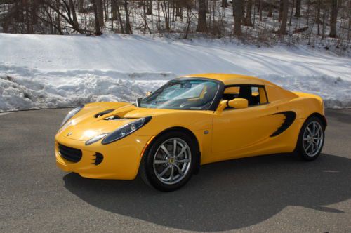 2007 lotus elise soft and hard top touring 1 owner alpine audio yellow clean !!!