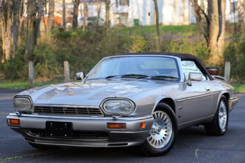 1995 jaguar xjs convertible v12 6.0l low 66k mi serviced carfax rare collectible