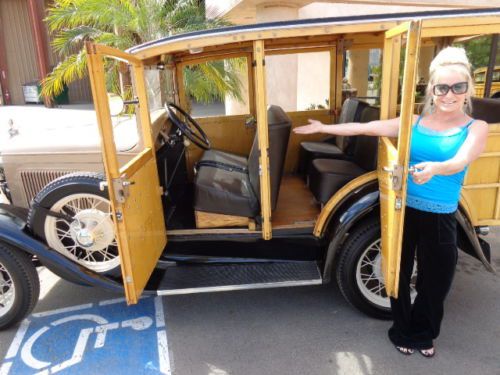 1931 ford model a woody station wagon