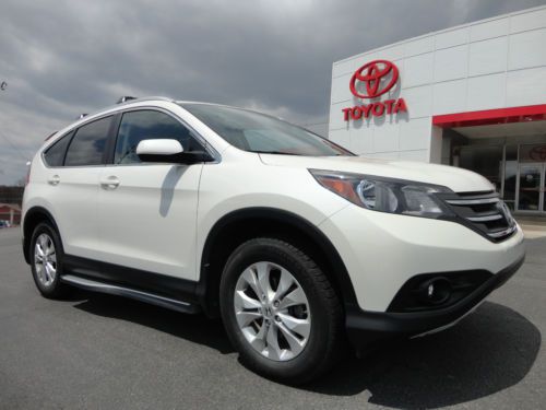 2012 cr-v ex-l awd navigation heated leather sunroof rear camera 4wd 4x4 video