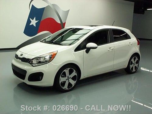 2012 kia rio sx gdi sunroof nav rear cam leather 78k mi texas direct auto