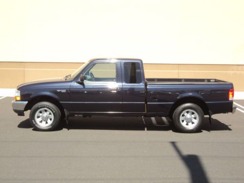 2000 ford ranger xlt extended/supercab cab one owner low 45k miles no reserve!!!