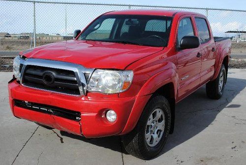2008 toyota tacoma 4wd salvage repairable rebuilder only 82k miles runs!!