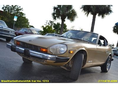 Classic 1974 datsun 260z manual all original 2600cc ohc 6cyl your next driver