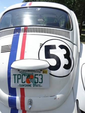 Convertible Rental Cars >> Sell used Disney HERBIE THE LOVE BUG 1969 Volkswagen ... Convertible Rental Cars >> Sell used Disney HERBIE THE LOVE BUG 1969 Volkswagen ...