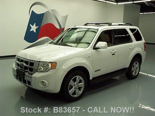 2008 ford escape limited sunroof htd leather nav 59k mi texas direct auto