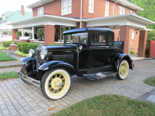 1930 model a ford rumble seat coupe