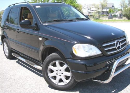 1999 mercedes-benz ml430 - awd loaded black beauty low buy now only $ 5895.00