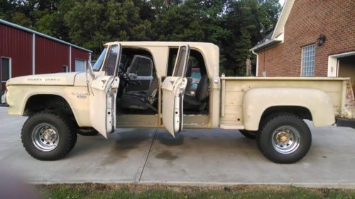 Sell used 1967 Dodge W200 Power Wagon Crew Cab - Mojave ...