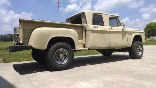 Sell used 1967 Dodge W200 Power Wagon Crew Cab - Mojave ...