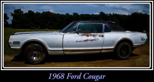 1968 ford cougar (r) code, san jose california built,  47,000 original miles