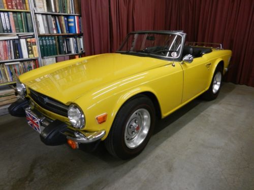 1976 triumph tr-6 roadster. . . .9000 miles