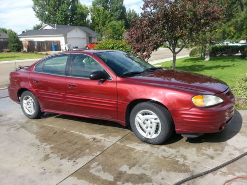 2002 pontiac grand am se w/ super low miles!