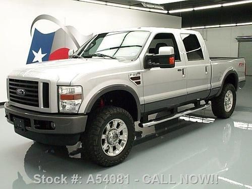 2009 ford f250 fx4 crew 4x4 diesel rear cam leather 27k texas direct auto
