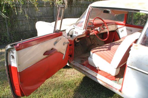 '55 FORD VICTORIA/FAIRLANE PARTS CAR-NOT for RESTORATION-Great Trim & Moulding, image 9