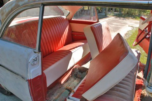 '55 FORD VICTORIA/FAIRLANE PARTS CAR-NOT for RESTORATION-Great Trim & Moulding, image 10