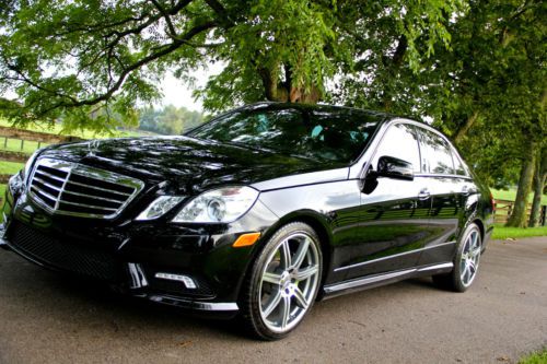 2011 mercedes e350 sport pkg 18,000 miles amg options fully loaded