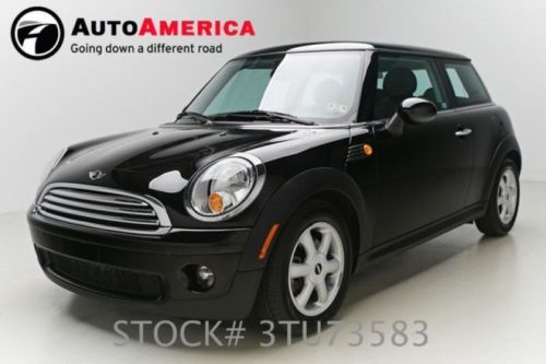 2009 mini cooper 20k low miles 6 speed leather pano roof bluetooth one 1 owner