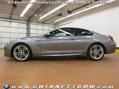 650i 6 series low miles 2 dr coupe automatic gasoline 4.4l 8 cyl space gray meta