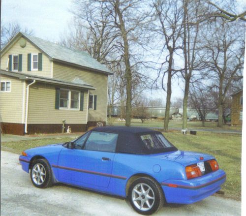 1992 mercury capri base convertible 2-door 1.6l