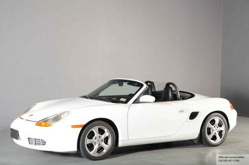 2002 porsche boxster convertible 5-speed manual leather alloys cd clean !
