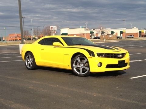 2010 chevrolet camaro 2ss rs 6.2 yellow chevy ss leather heated seats 6 speed