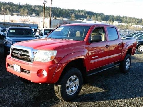 2005 toyota tacoma double cab 4wd 66k miles new tires